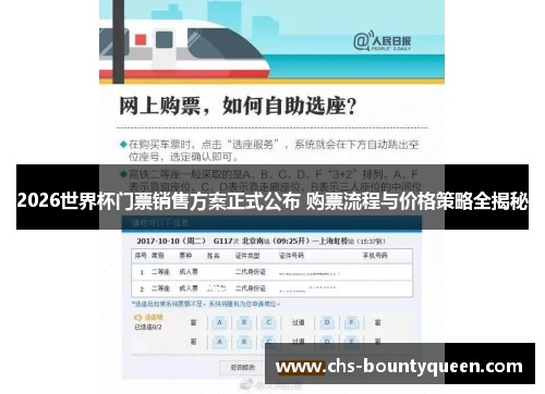 2026世界杯门票销售方案正式公布 购票流程与价格策略全揭秘 2026世界杯门票销售方案正式公布 购票流程与价格策略全揭秘